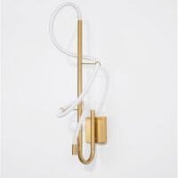 Lampă aplicată pentru tavan sau perete LED aurie, dimabilă 17.7W 3000k Nova Luce Cerelia