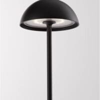 Lampă de masă pentru exterior LED 2W Nova Luce Rose neagră 3000K IP54 Switch On/Off / Fir USB