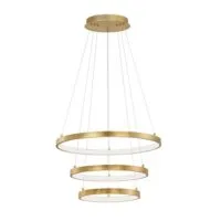 Lustră aurie LED 83W 3000K Nova Luce Leon