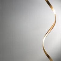 Lampadar auriu LED 28W 3000K Nova Luce Leon