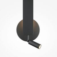 Aplica LED cu lumina ambientala si spot directionabil Maytoni Combo 10W negru