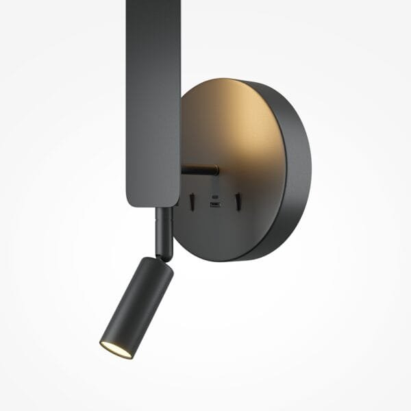 Aplica LED cu lumina ambientala si spot directionabil Maytoni Combo 10W negru