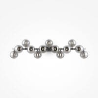 Aplică crom cu globuri fumurii Maytoni Dallas G9x13 28W