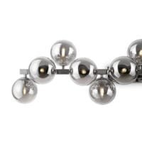 Aplică crom cu globuri fumurii Maytoni Dallas G9x13 28W