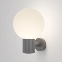 Aplică perete exterior cu glob Maytoni Bold gri E27 cu grad de protecție 54