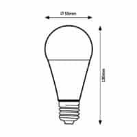 Bec LED 7W E27 A60 3000K (alb cald) 600Lm RABALUX