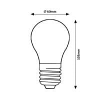 Bec LED Dimabil E27 A60 cu filament 7W 4000K (alb natural), 806Lm RABALUX