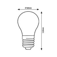  Bec LED cu filament 7W E27 A60 3000K (alb cald) High Lumen, 1520Lm RABALUX
