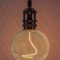 Bec LED decorativ cu filament 5W E27 G195 1800K (galben-auriu profund) 270Lm RABALUX