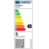 Bec LED transparent 5W GU10 3000K 445LM RABALUX