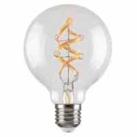 Bec Smart RGB Dimabil cu WIFI și filament LED E27 G95 4W 2700K (alb cald), 300Lm RABALUX
