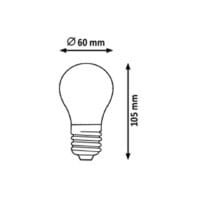 Bec Vintage cu filament LED E27 A60 9W 2700K (alb cald), 850Lm RABALUX