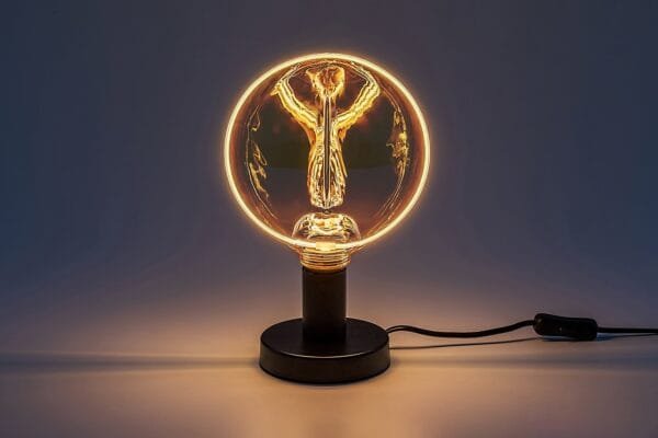 Bec cu efect de flacără, filament LED 4W E27 G188 1800K (galben-auriu profund) 320Lm RABALUX