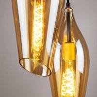 Bec filament LED 5W E27 T30 3000K (alb cald) 300Lm RABALUX Culoare Chihlimbar