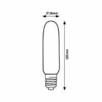 Bec filament LED 5W E27 T30 3000K (alb cald) 300Lm RABALUX Culoare Chihlimbar