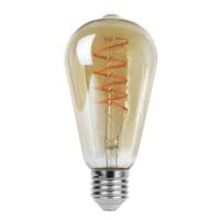 Bec vintage LED E27 ST65 cu filament 4W 2200K (galben auriu), 300Lm RABALUX