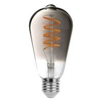 Bec vintage fumuriu LED E27 ST65 cu filament 5W 1800K (portocaliu închis), 200Lm RABALUX