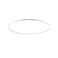Lustră Led Dimabilă Cerc alb Ideal Lux Oracle Slim D90 3000K 42W