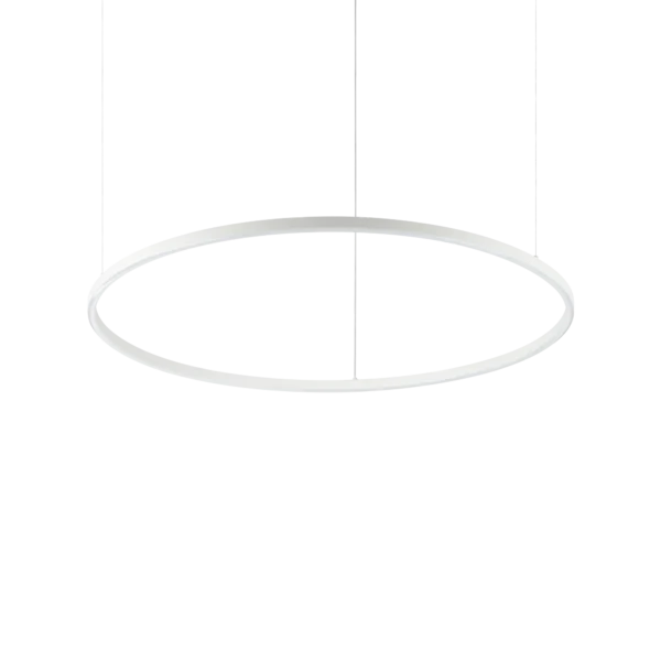 Lustră Led rotundă alba Ideal Lux Oracle Slim D90 2700K 53W