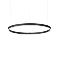 Lustră Led rotundă neagră Ideal Lux Oracle Slim D90 3000K 53W Lustră Led rotundă neagră Ideal Lux Oracle Slim D90 3000K 53W