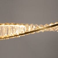 Pendul auriu din cristal Maytoni Krone 36W 3000K