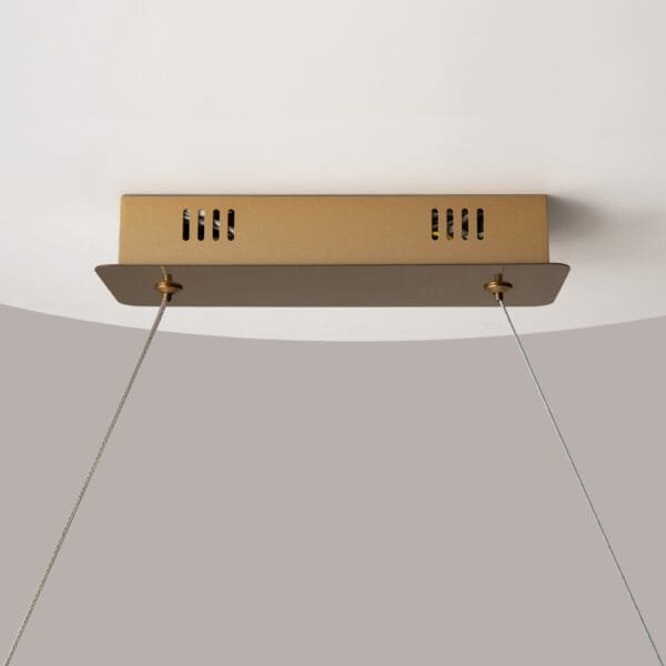 Pendul auriu din cristal Maytoni Krone 36W 3000K