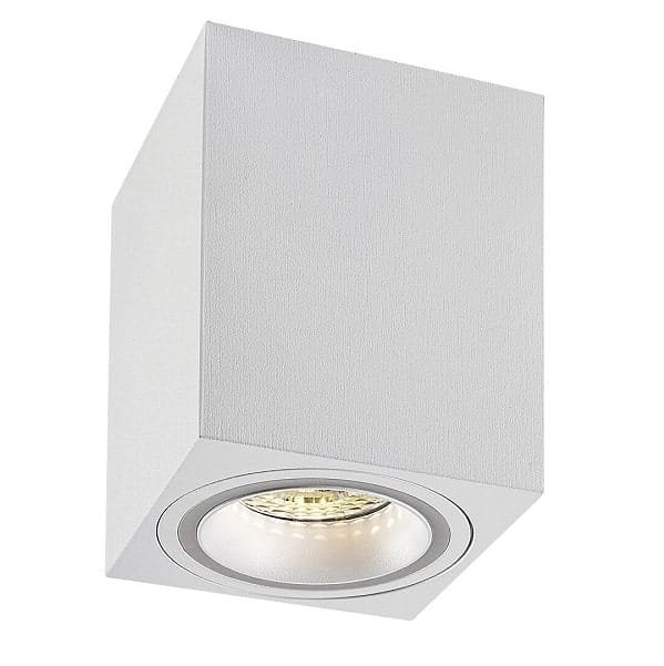 Spot aplicat alb dreptunghiular Rabalux Kobald GU10 1X MAX 25W