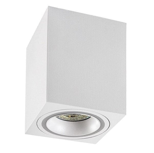 Spot aplicat alb dreptunghiular Rabalux Kobald GU10 1X MAX 25W