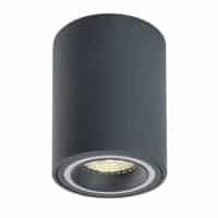 Spot aplicat gri cilindric Rabalux Kobald GU10 1X MAX 25W