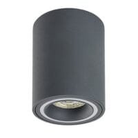 Spot aplicat gri cilindric Rabalux Kobald GU10 1X MAX 25W