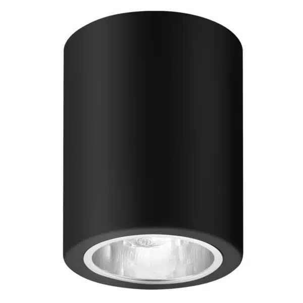 Spot aplicat negru mat cilindric dublu Rabalux Kobald E27 IP20