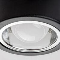 Spot aplicat negru mat cilindric dublu Rabalux Kobald E27 IP20