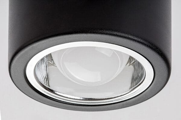 Spot aplicat negru mat cilindric dublu Rabalux Kobald E27 IP20