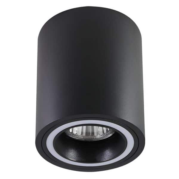 Spot aplicat negru mat cilindric dublu Rabalux Kobald GU10 1X MAX 25W