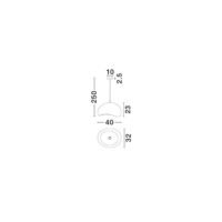 Pendul Aere D40 Nova Luce Gri