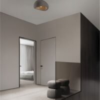 Plafonieră Aere D40 Nova Luce Gri E27 12W