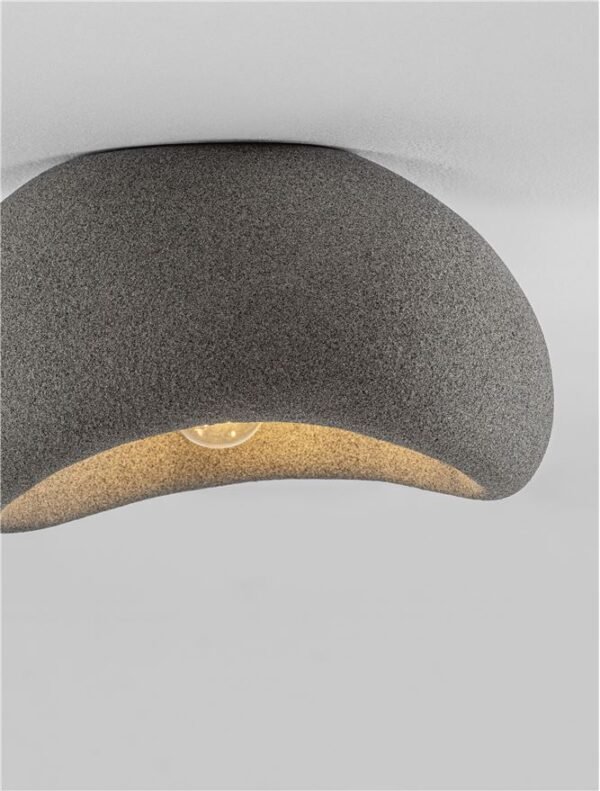 Plafonieră Aere D40 Nova Luce Gri E27 12W
