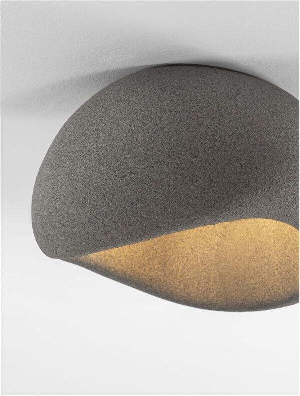 Plafonieră Aere D50 Nova Luce Gri E27 12W