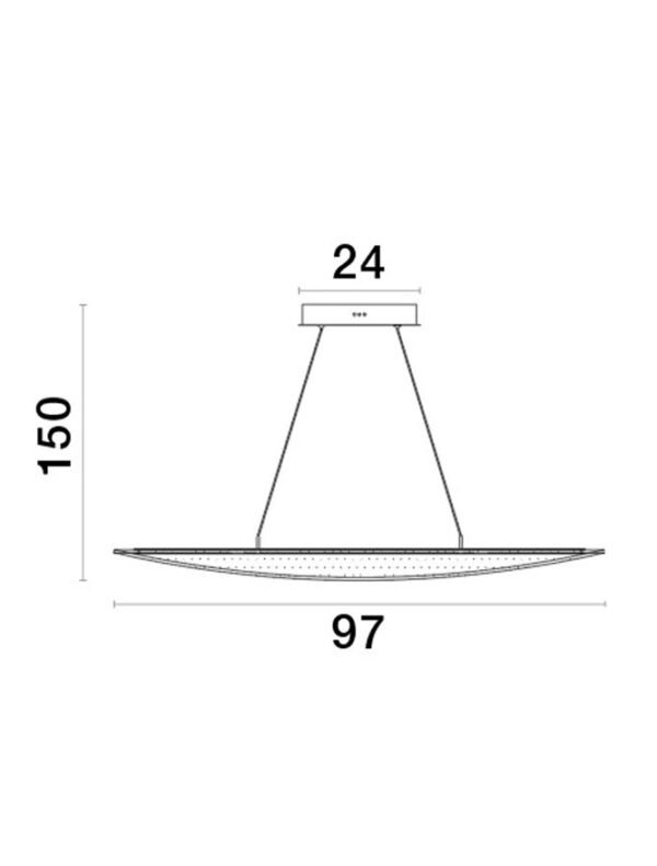 9054450_8 Lustra Dormitor Dimabilă Nova Luce Agos LED 32W 3000K IP20