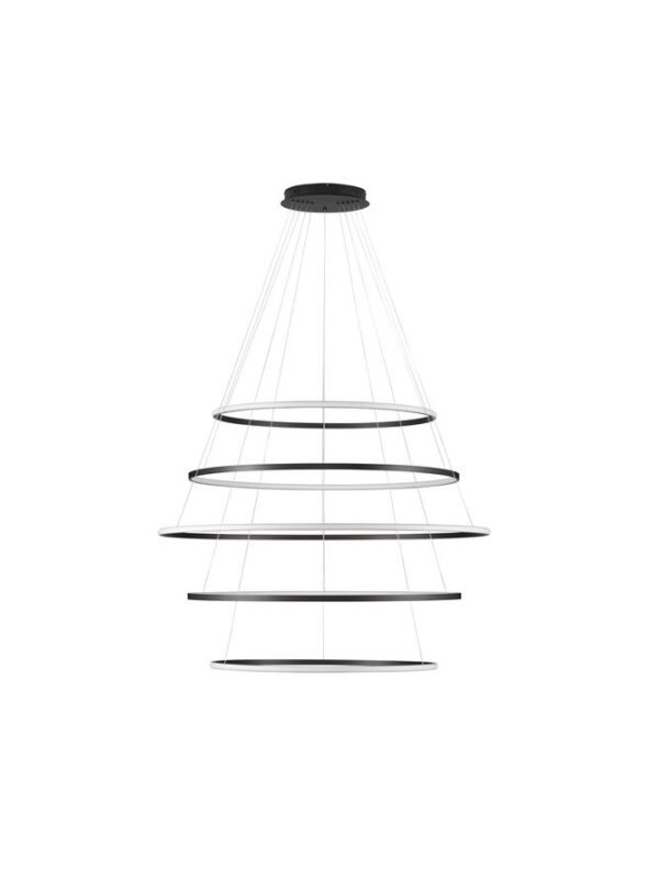 Lustră LED Nova Luce Maelo temperatură culoare reglabilă 2700-3000-4000K Dip Switch Dimabilă 167W D120