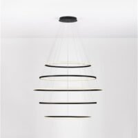 Lustră LED Nova Luce Maelo temperatură culoare reglabilă 2700-3000-4000K Dip Switch Dimabilă 167W D120