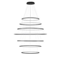 Lustră LED mare Nova Luce Maelo temperatură culoare reglabilă 2700-3000-4000K Dip Switch Dimabilă 260W D150