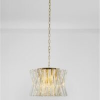 Lustră LED tip pendul Nova Luce Estrella E14 8x5W Alamă satinată