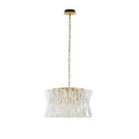 Lustră LED tip pendul din cristal Nova Luce Estrella E14 12x5W Alamă satinată