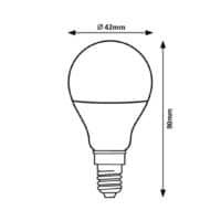 Bec LED E14 G45 9W 4000K (alb natural) 810Lm RABALUX