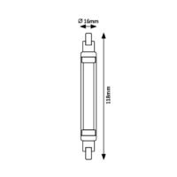 Bec LED R7S 8W 2700K (alb cald) 750Lm Dimabil RABALUX