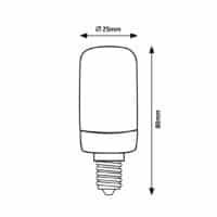 Bec Led E14 cu filament 4W 3000K (alb cald) T25 400Lm RABALUX