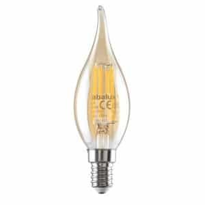 Bec Led E14 cu filament 4W 4000K (alb natural) CF35 380Lm galben de chihlimbar RABALUX