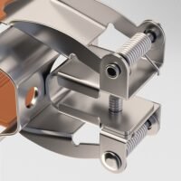 Clemă de prindere cu arc pentru șină încastrată Maytoni Unity Argintie