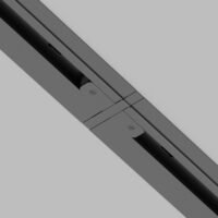 Conector I (drept) pentru șină încastrată Maytoni Unity Negru